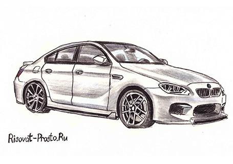 Как нарисовать машину