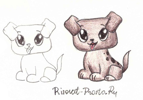 Как нарисовать собаку